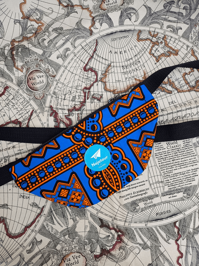 Pouch viajante azul